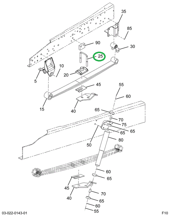 2029118C1 BOLT U SPG 3/4NF X 6 LONG