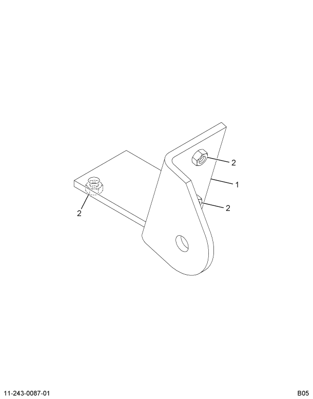 2029121C1 BRACKET CLUTCH RELAY LEVER