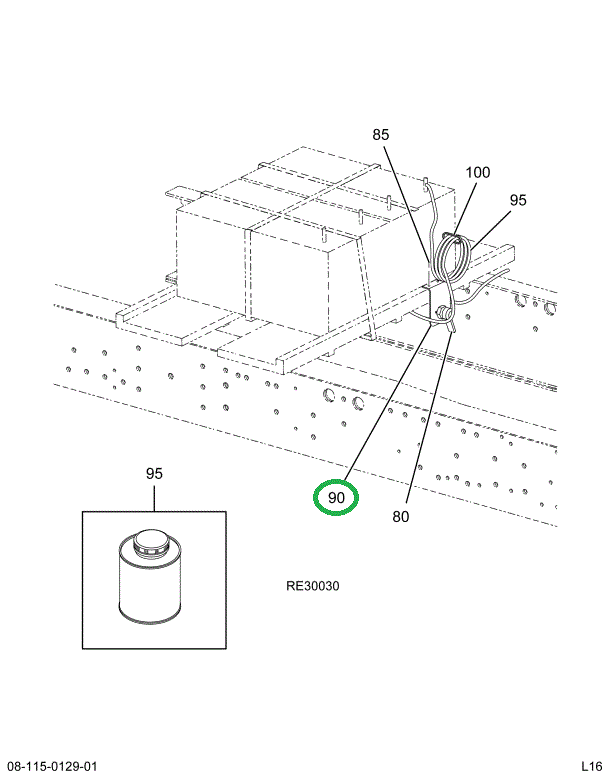 2029186C2 Bracket, Battery Disconnect Sw