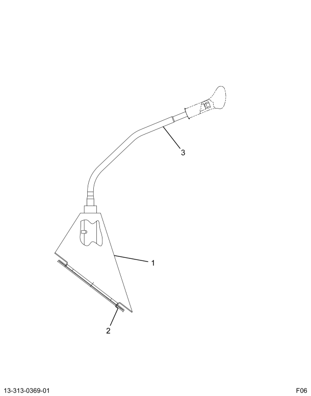 2029436C93 LEVER ASSY  TRANS SHIFT