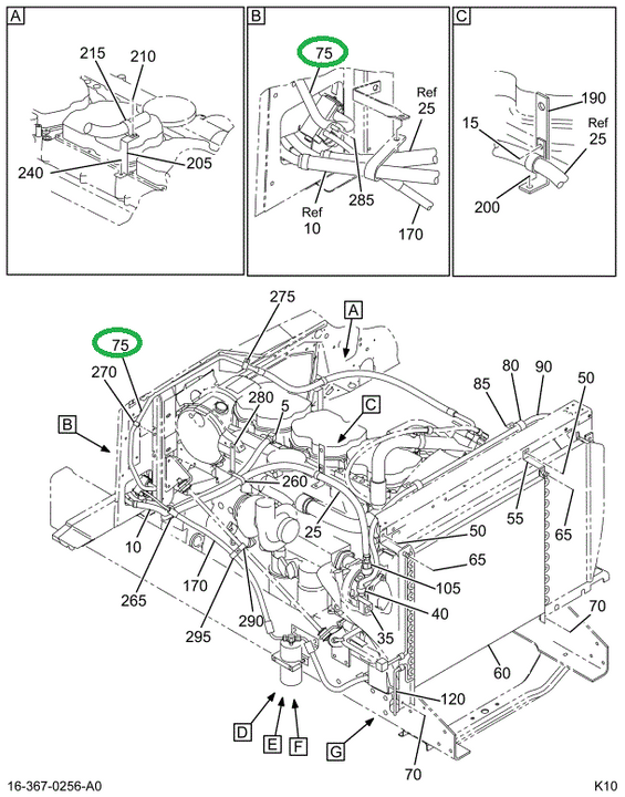 2029583C93 HOSE EVAP TO COMPR