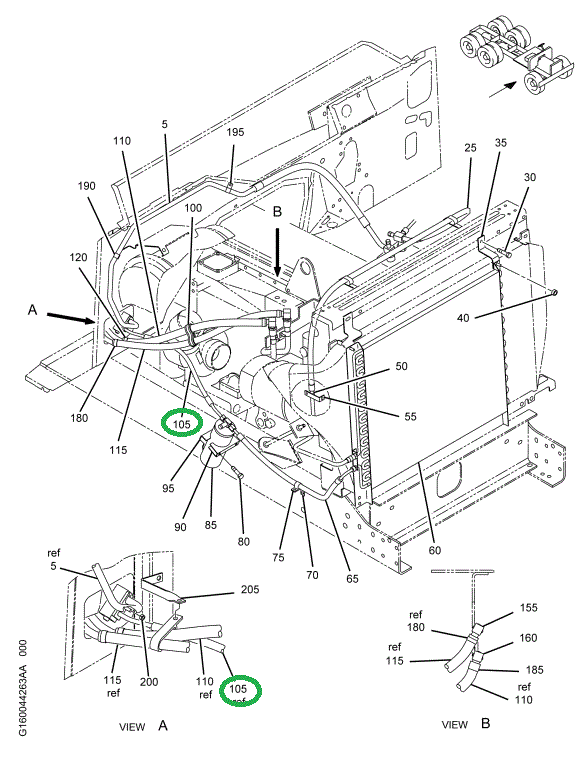 2029586C92 HOSE DRYER TO EVAP W/134A