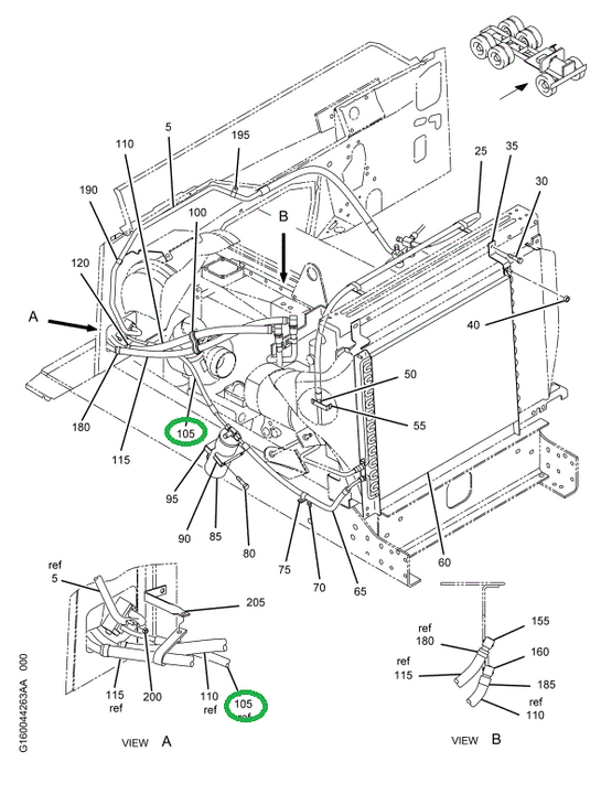 2029586C92 HOSE DRYER TO EVAP W/134A