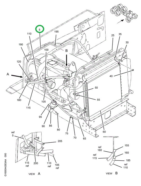 2029588C92 HOSE EVAP MNFLD TO COMPR