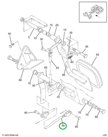 2029762C92 ROD ASSY CLUTCH RELAY