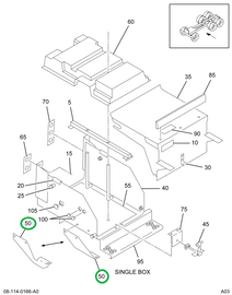 2029906C1 BRACKET,STEP MTG BTRY BOX LWR