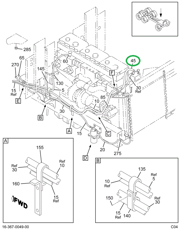 2029920C93 HOSE **ASSY COMPRESSOR TO COND