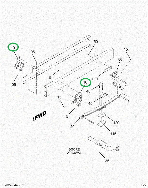 2030176C1 BRACKET FRT SPG FRT LT&RT