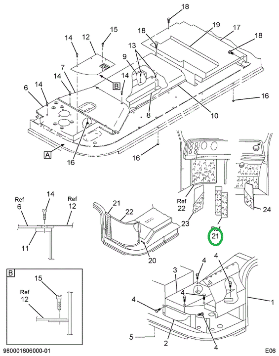 2030392C1 Panel Assembly, Kick Charcoal