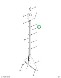 2030457C1 LEVER  SHIFT UPPER