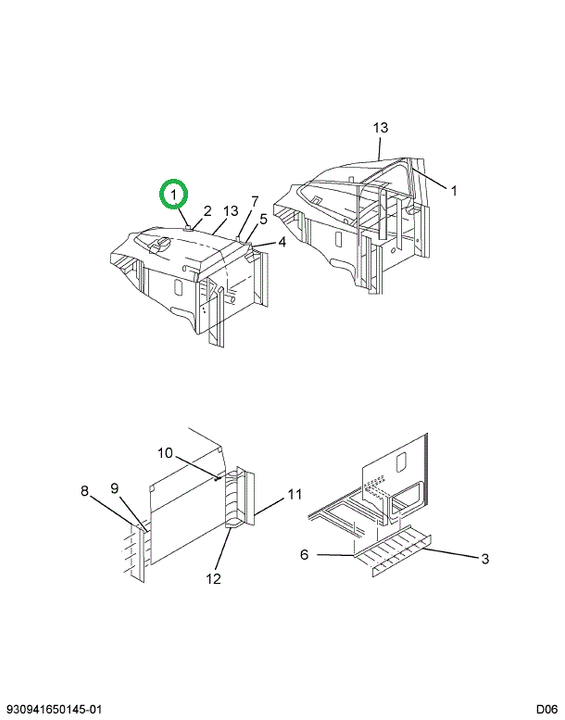 2031030C1 Bracket, Mounting, Air Deflect