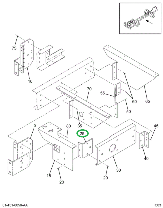 2031254C1 Bracket, Mounting Power Steeri