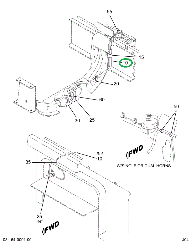 2031634C92 HARNESS HORN ELEC