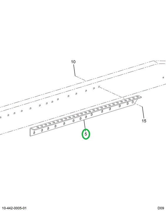 2032554C1 Bracket, Mounting 5th Wheel Le