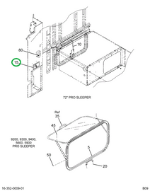 2032565C2 BEZEL TRIM LUGG DR RELEASE