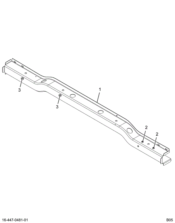 2033828C1 SILL CAB FLOOR REAR