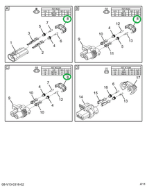 2033927C1 LOCK CONNECTOR BODY METRI PAK