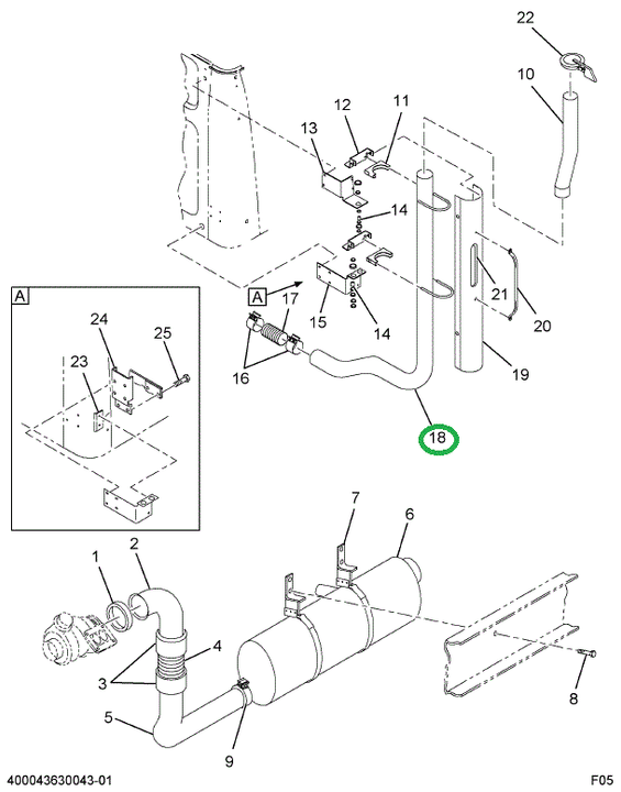 2034574C1 PIPE TAIL VERT