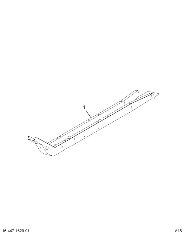 2034794C1 SILL CAB FLR OR CWL W/BUSHING