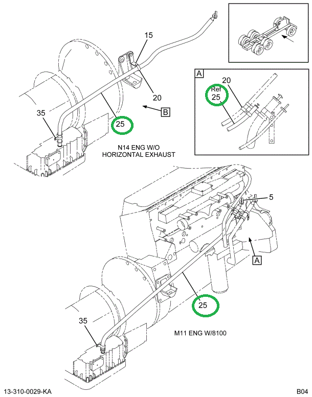 2035116C3 TUBE AUTO TRANS OIL LEVEL GAUG