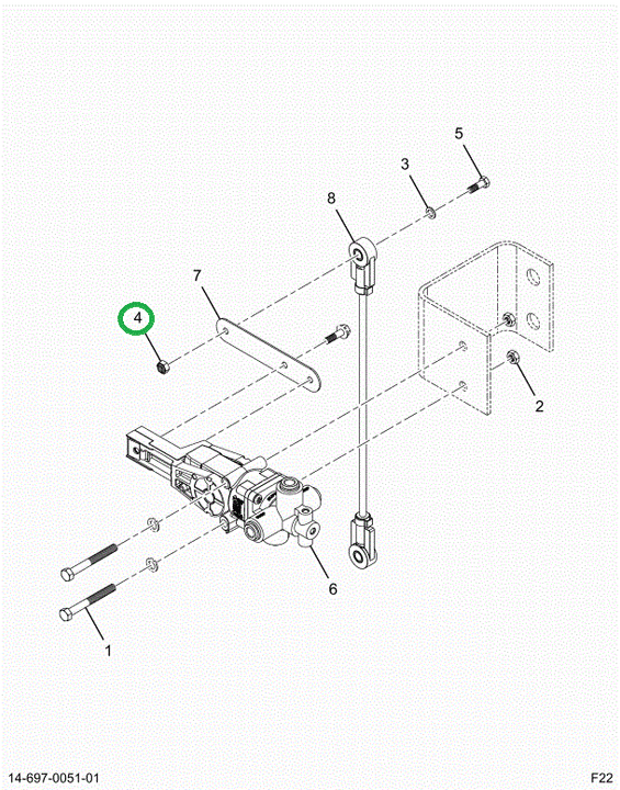 2035272C1 NUT ELASTIC STOP METRIC 6
