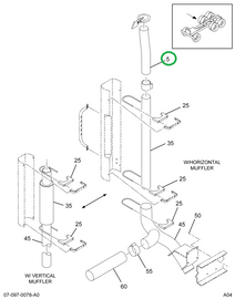 2036015C1 PIPE VERT TAIL-UPPER