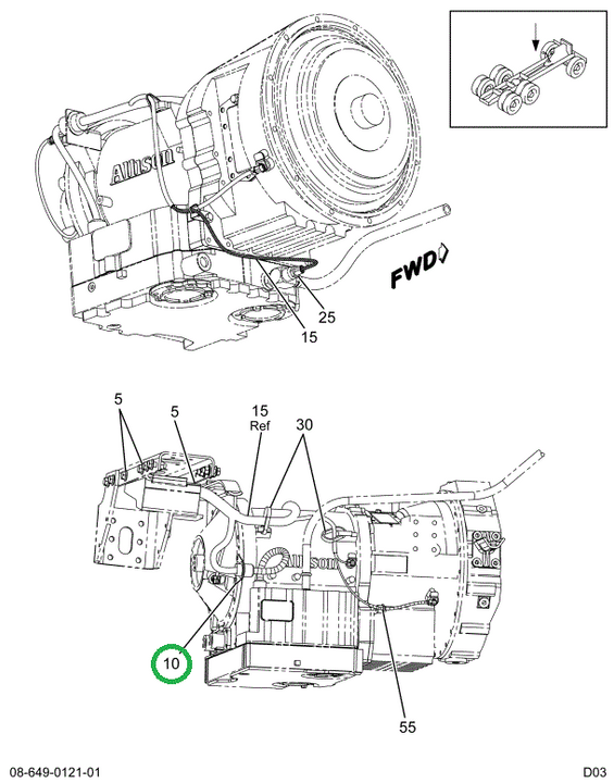 2036398C3 SUPPORT RECEPTACLE MTG