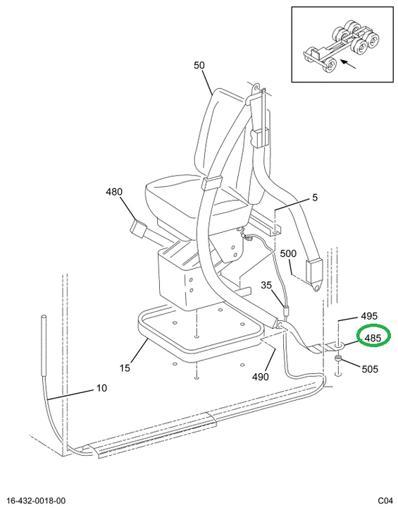 2037145C1 BELT TETHER 14