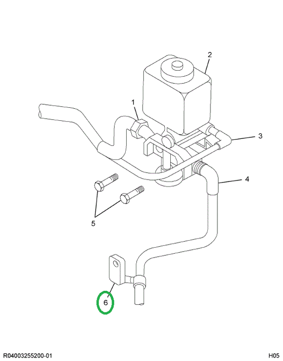 203729R1 Extension, Clip l Type