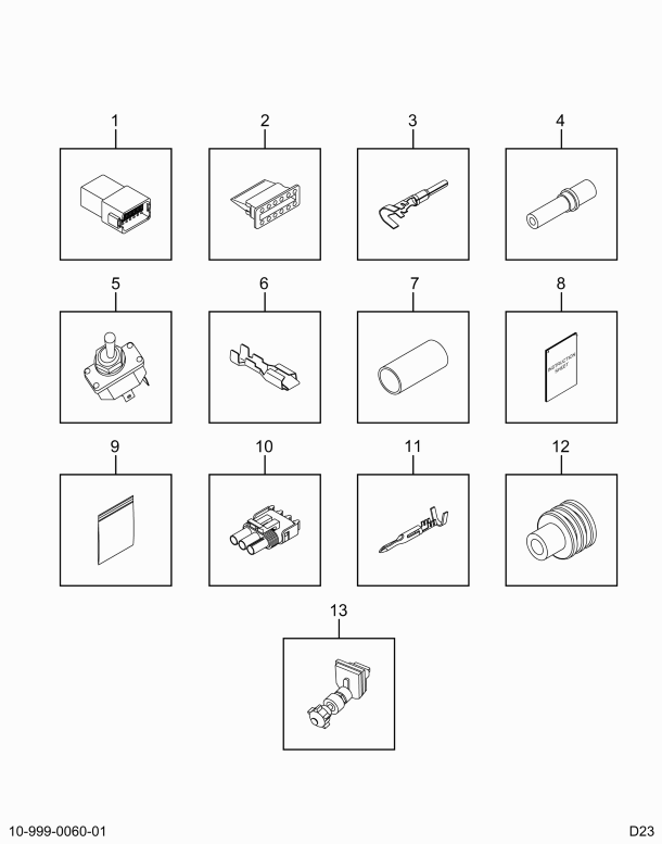 2037319C92 CONTAINR,KIT SMALL PARTS REM0T