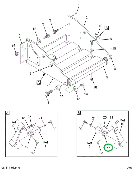 2037324C1 BRACKET BATT BOX