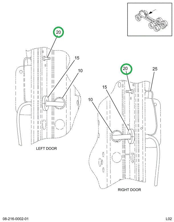 2037331C1 SWITCH PLNGR-BRK LT/DOOR JAM