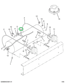 2037389C91 Harness, Electrical Heated Dra