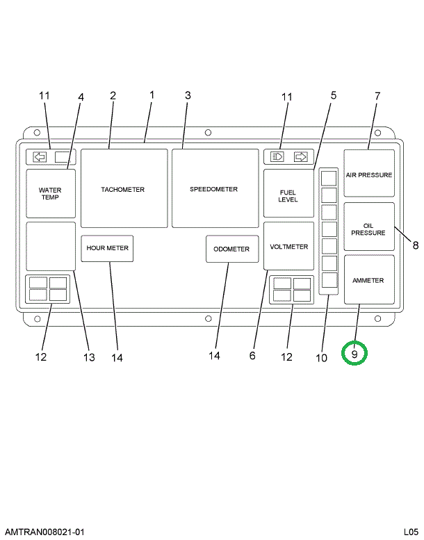 2037892C1 Ammeter Assembly 150 Amp