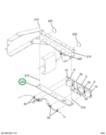 2038206C4 Bracket, S/t/t Lamp, Stop Or T