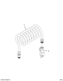 2038507C93 HOSE, AIR TRAILER CONNECTING,,