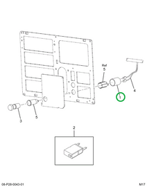 2038725C3 INSULATR,INSULATOR HOSE 1.25 X