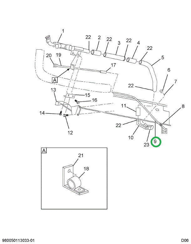 2038914C1 Tube, Oil Level Gauge