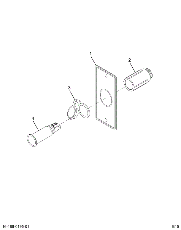 2039932C91 HOUSING CIGAR LIGHTER PWR RECP