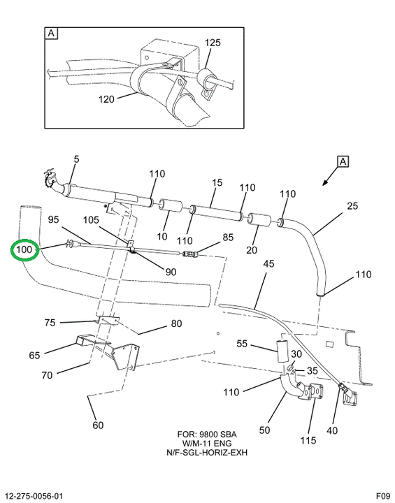 2040042C2 GAUGE OIL LEVEL DIP STICK