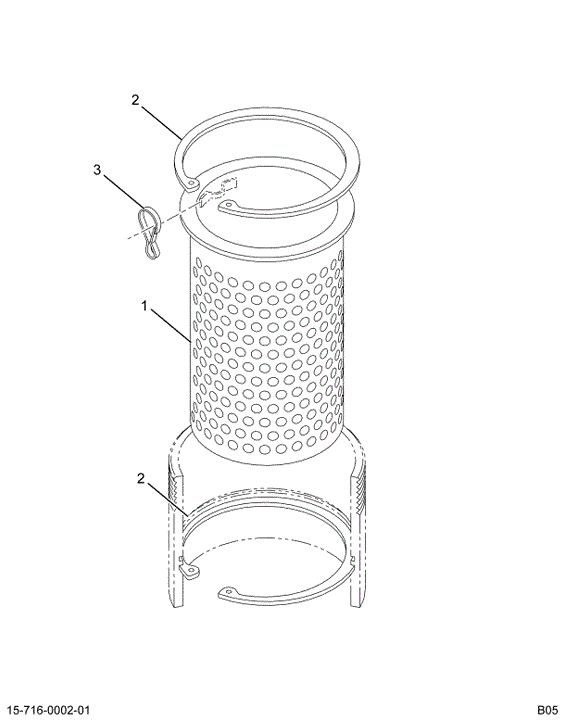 2040853C91 SCREEN,KIT ANTI SYPHON SCREEN