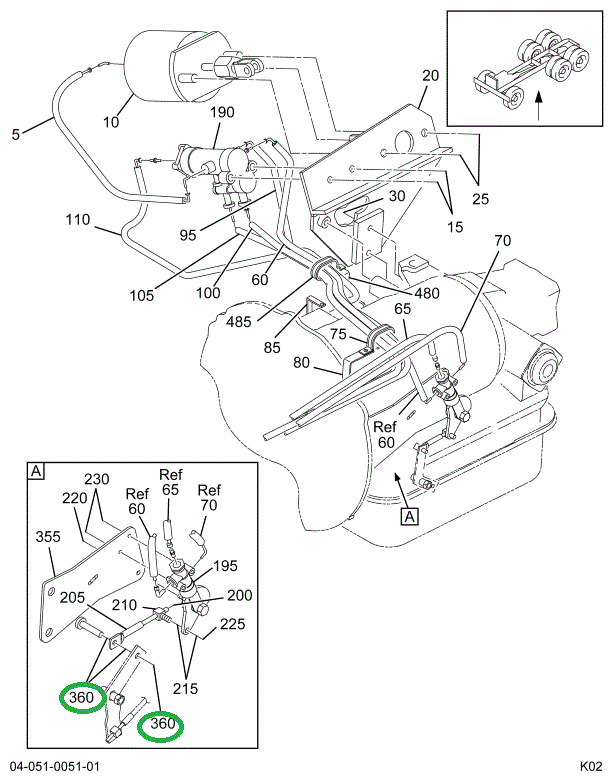 2042594C1 PIN CONTROL LEVER PIVOT