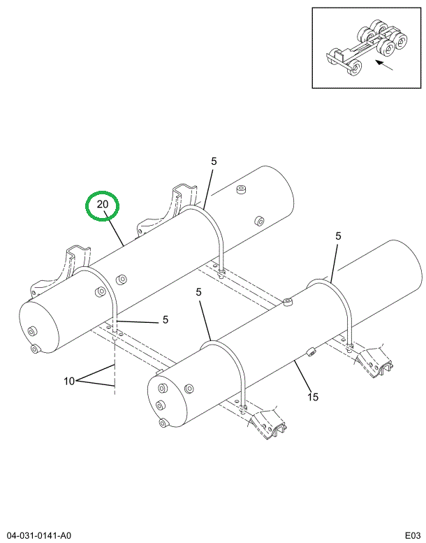 2042643C2 TANK AIR PRESS PRIMARY