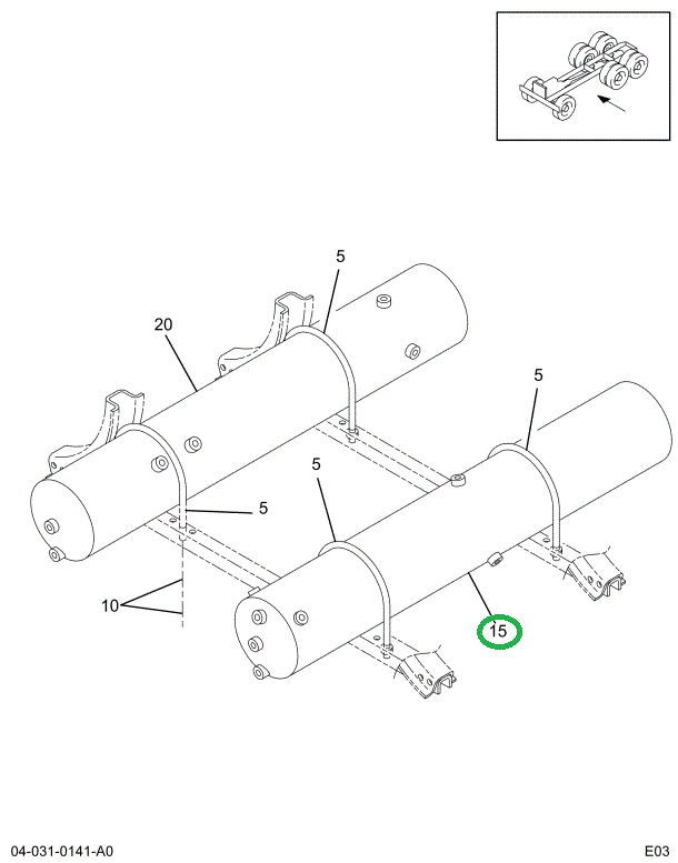 2042644C2 TANK AIR PRESS SECONDARY