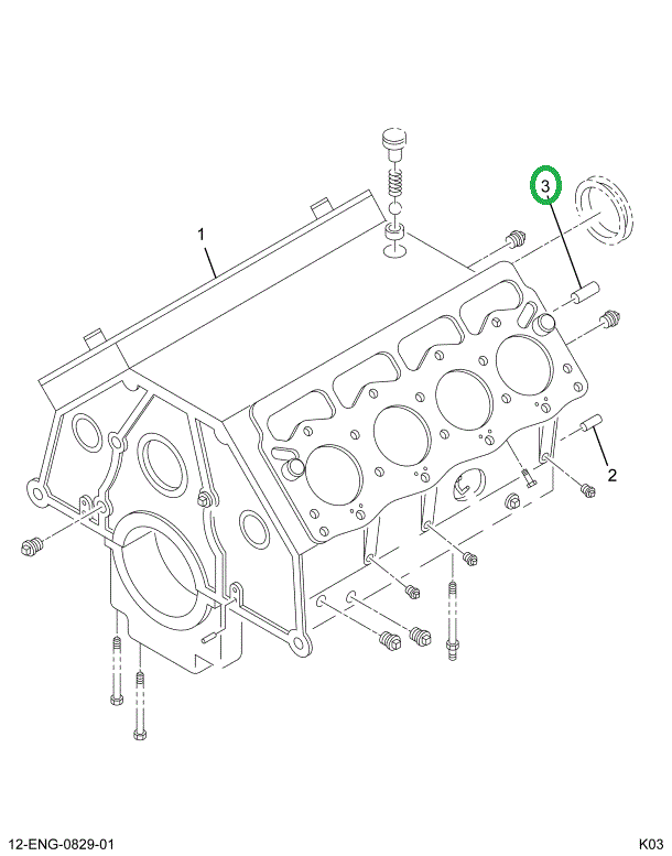 20640R1 PIN, 3/8 X 2.250 PLN HDN DOWEL
