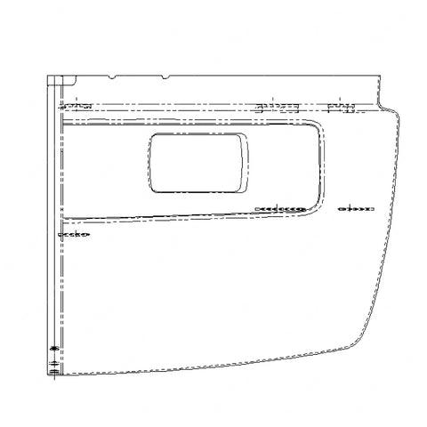 21-20112-002 END CAP-AIR DAM,BUMPER,LH,CHARCOAL GRAY