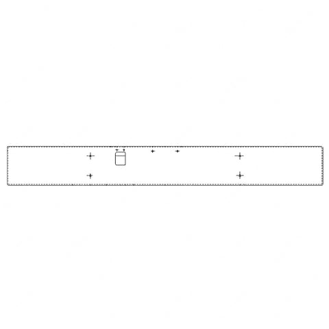 21-25857-000 BUMPER FRONT RECESS