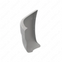 21-26021-007 BUMPER-ENDCAP,W/ARGENT INSERT,RH