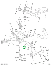 212274R1 KEY STRG ARM SQUARE DESIGN