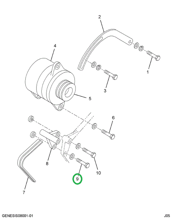 21318R1 BOLT  3/8 X 2-1/2 PHC TYPE 8